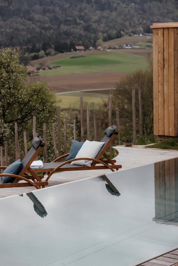 Am Wildbachberg - Luxus Ferienhaeuser Mit Infinitypool, Privatsauna Und Weinkeller Deutschlandsberg Eksteriør billede