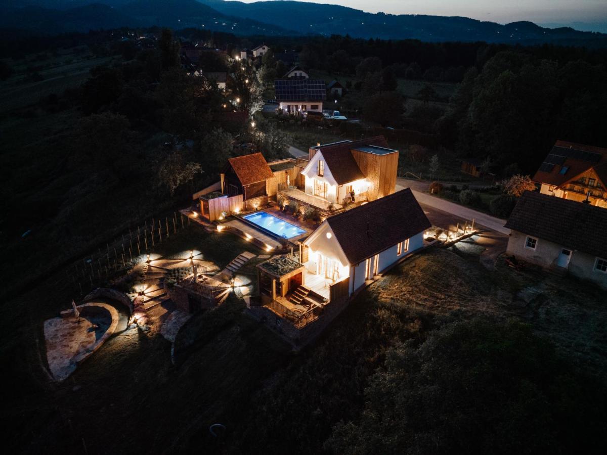 Am Wildbachberg - Luxus Ferienhaeuser Mit Infinitypool, Privatsauna Und Weinkeller Deutschlandsberg Eksteriør billede
