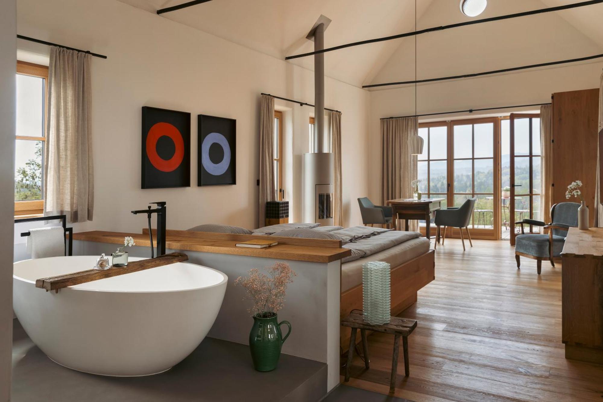 Am Wildbachberg - Luxus Ferienhaeuser Mit Infinitypool, Privatsauna Und Weinkeller Deutschlandsberg Eksteriør billede